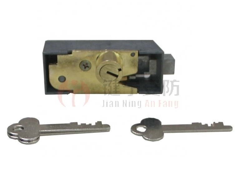 Two Keys Safe Deposit Locker Lock Single Nose  B2401