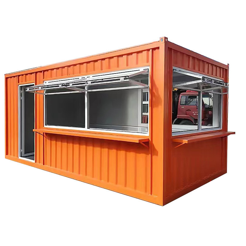 Ant HousePrefab Restaurant Outdoor Fast Food Kiosk Container Restaurant Movable Shipping Container Shops For Sale