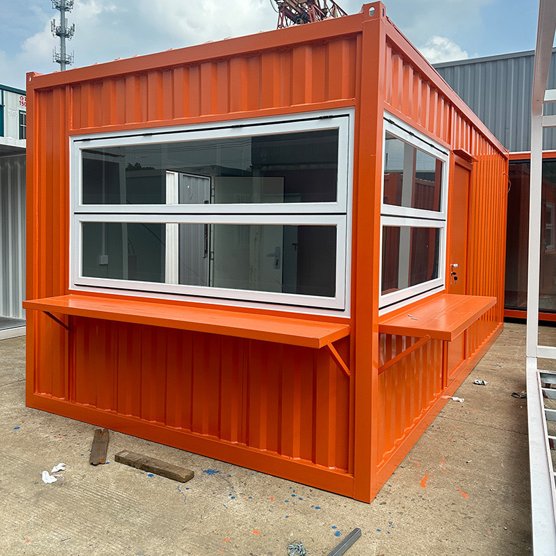 Ant HousePrefab Restaurant Outdoor Fast Food Kiosk Container Restaurant Movable Shipping Container Shops For Sale