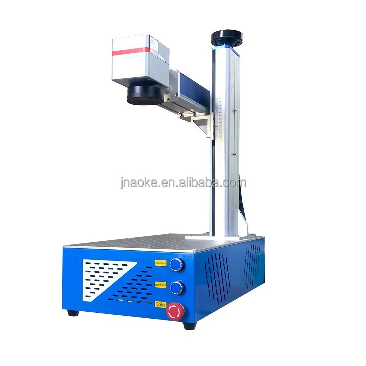 30w Raycus cattle and sheep ear tag nameplate stainless steel fiber laser marking machine