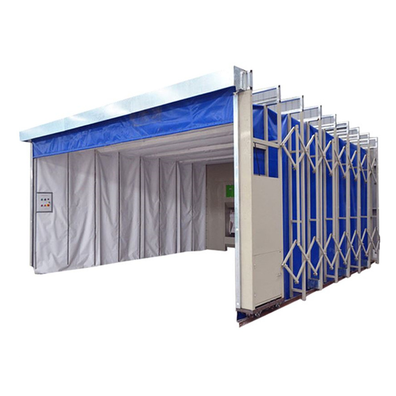 Mobile Telescopic Folding Track Spray Booth for Mechanical Car Furniture