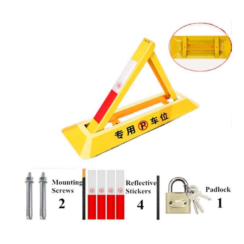 Reserved Foldable Personal Private Car Parking Lot Space Lock Barrier Blocker Factory Price