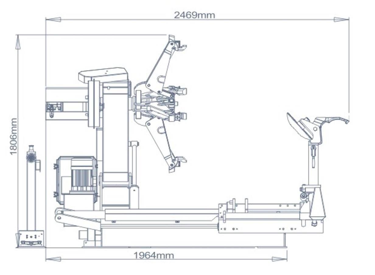 Big Tire Changer Machine Truck Tyre Changer Equipment Wheel Changing Tool for Truck and Bus