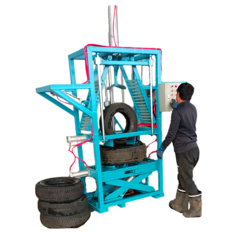 Hydraulic and Pneumatic Tire Double Triple Machine for Old Tires Packing