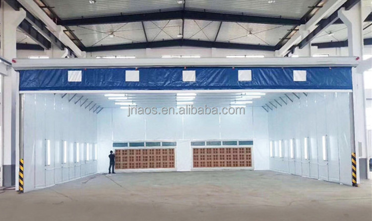 Telescopic Mobile Car Painting Spray Booth with Dry Cabinet 6.5m