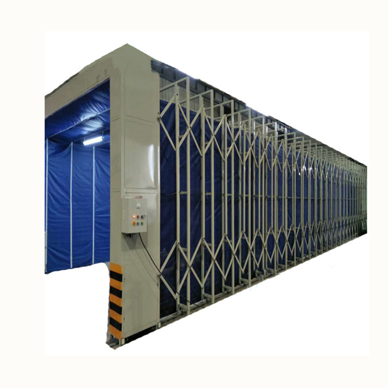 Mobile Telescopic Folding Track Spray Booth for Mechanical Car Furniture