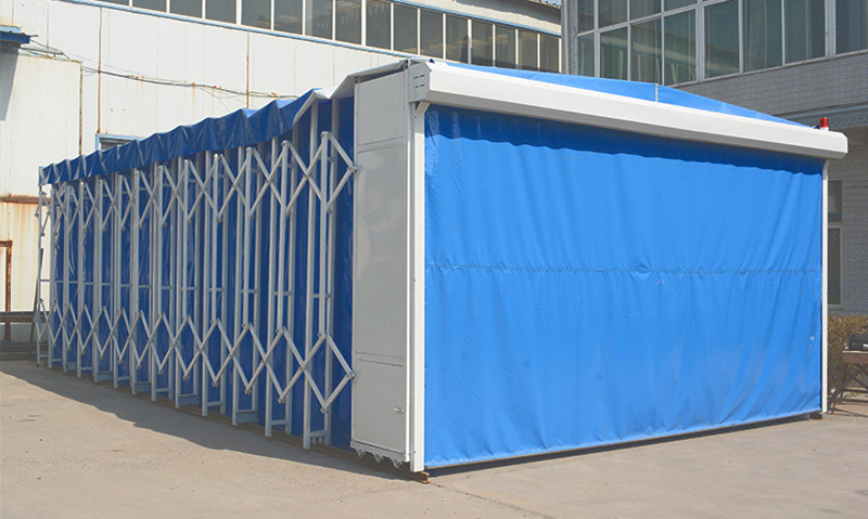 Telescopic Mobile Car Painting Spray Booth with Dry Cabinet 6.5m