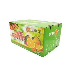 Custom design eco packaging fruit box apple banana shipping packaging cardboard boxes for fruit