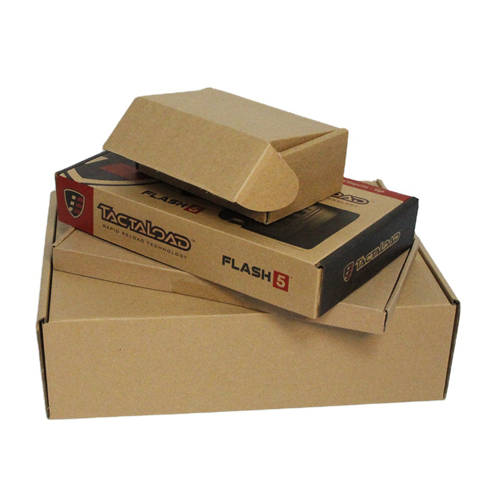 Custom Recyclable Brown Kraft Corrugated Box customized Kraft Paper Shipping Packaging Box