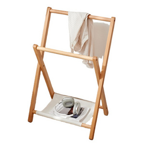 Simple and modern blanket rack clothes rack household simple install clothes rack