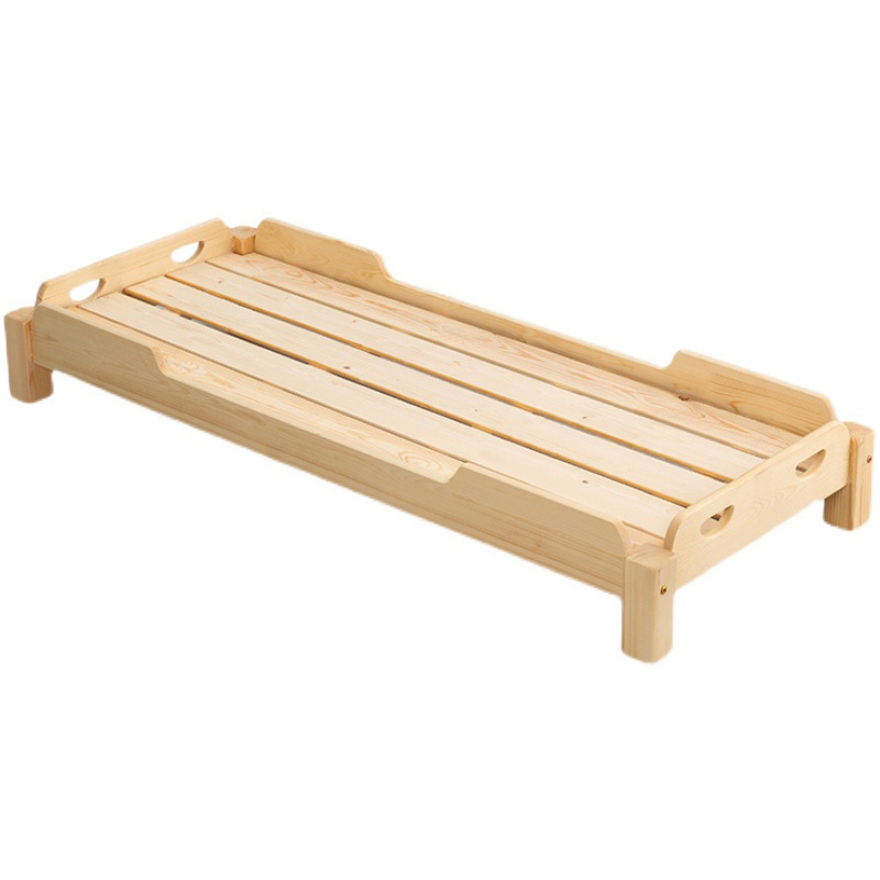 Kindergarten Daycare Bed Hosting Solid Wood Cot Children Special Stacking Baby Special Bed Single Bed