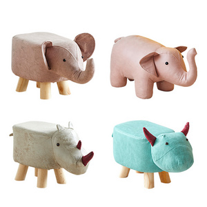 Creative Elephant Child Small Bench Children's Dwarf Stool animal shape cartoon chair