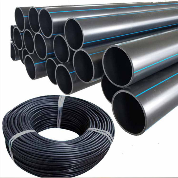 Factory price black poly tubing hdpe polyethylene pipe 90mm polyethylene pipe irrigation tube