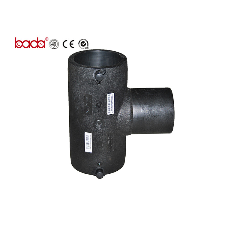 High quality pn12.5 butt fusion cross elbow tee hdpe pipe fitting 4 way pipe fittings