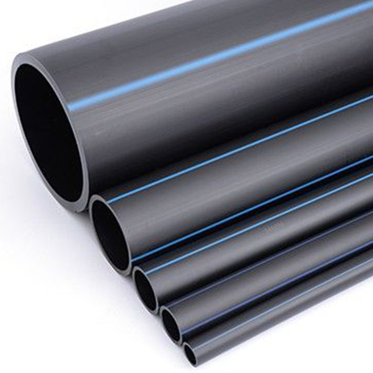 Factory price black poly tubing hdpe polyethylene pipe 90mm polyethylene pipe irrigation tube