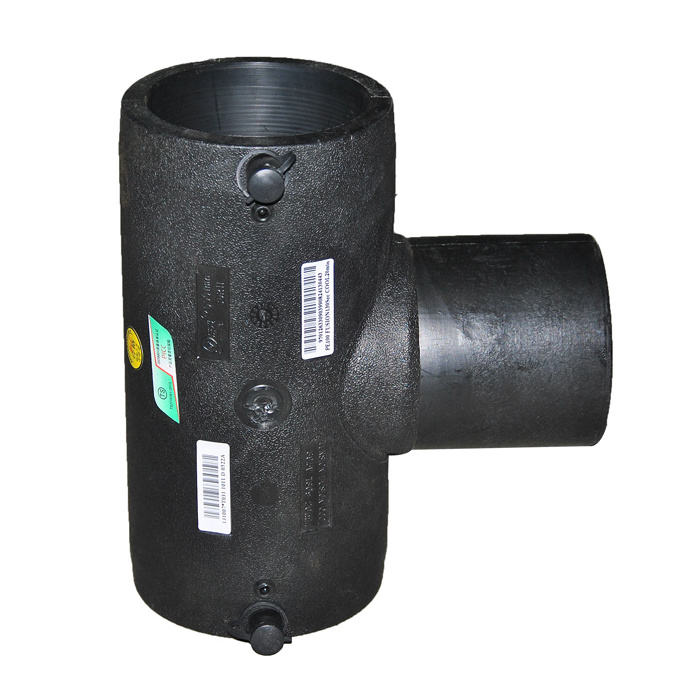 PE100 poly pipe hdpe electrofusion fitting elbow tee joints for pe pipes clamps electro butt fusion fitting of pipe