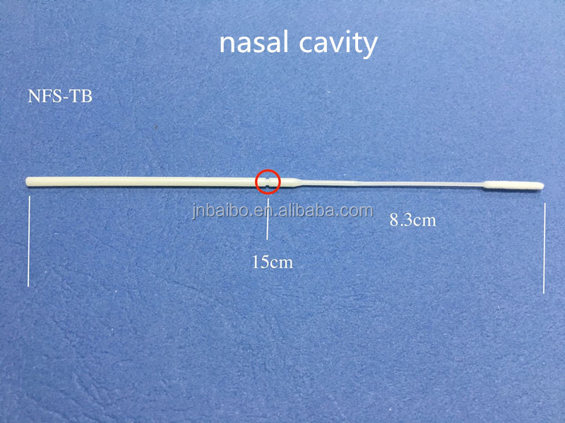 Disposable Medical sterile nylon nasal swab kit viral transport media vtm test kit with 3ml medium