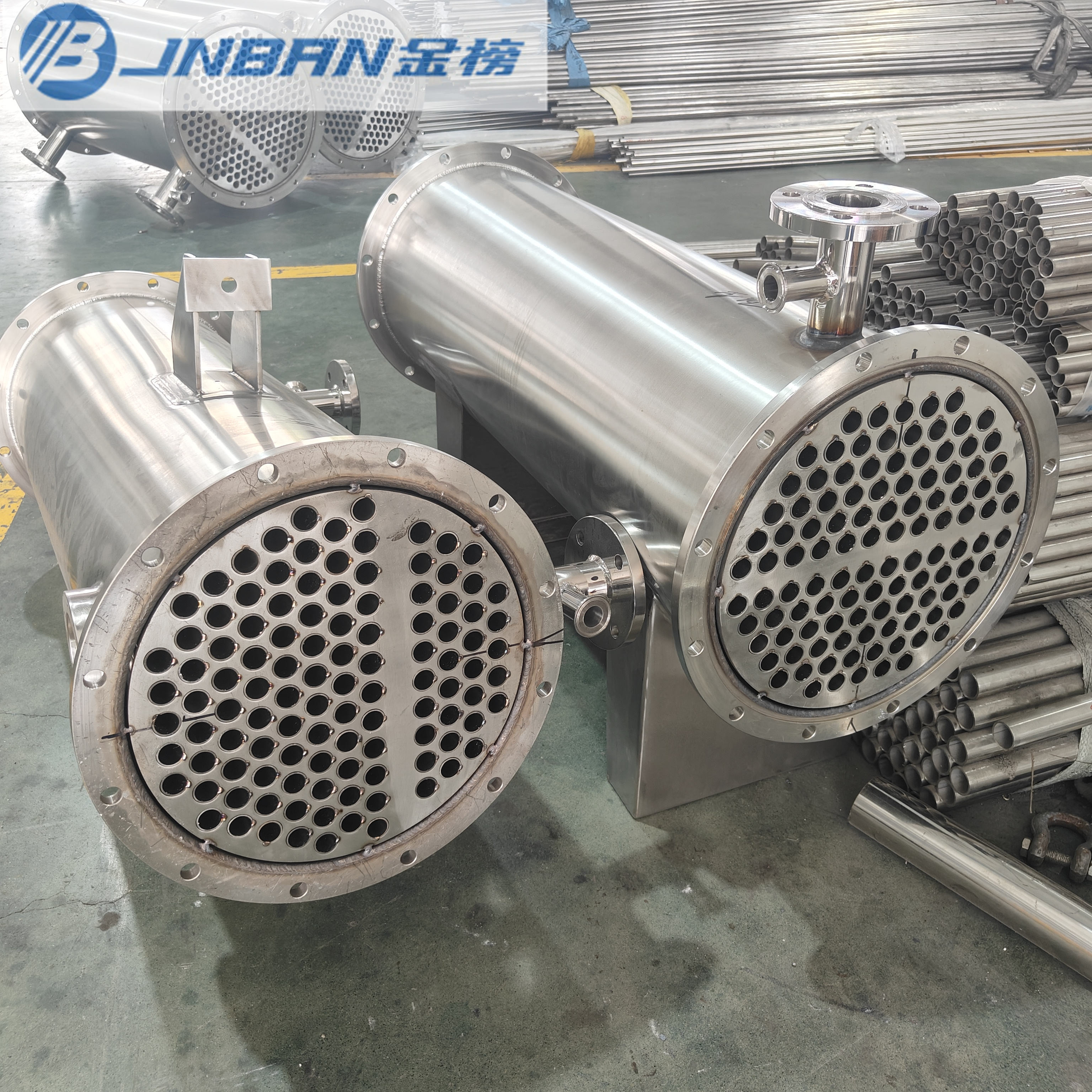 Customized Industrial Stainless Steel 316/304 ASME Shell and Fixed Tube Heat Exchanger