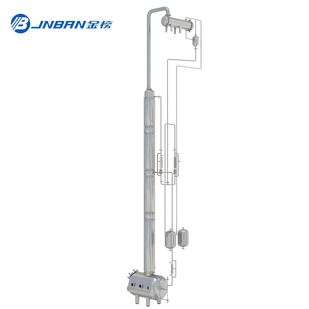 equipment alcohol recovery tower for dilute alcohol distillation solvent recycling machine