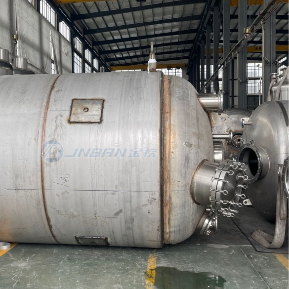 stainless steel ASME high pressure vacuum jacket heat chemical mixing mixer tank price reactor pressure vessel