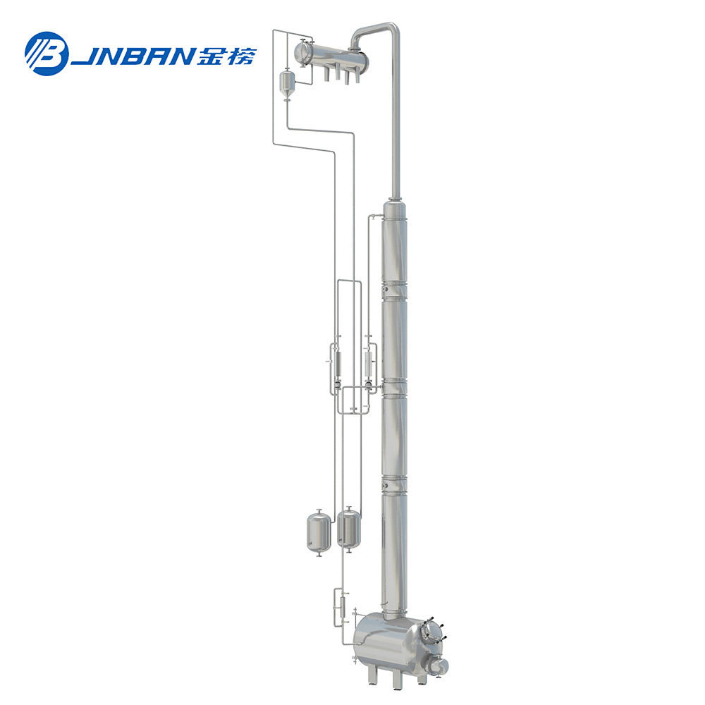 equipment alcohol recovery tower for dilute alcohol distillation solvent recycling machine