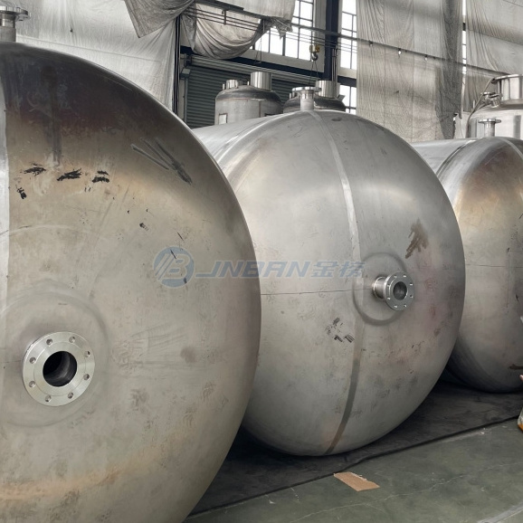 stainless steel ASME high pressure vacuum jacket heat chemical mixing mixer tank price reactor pressure vessel