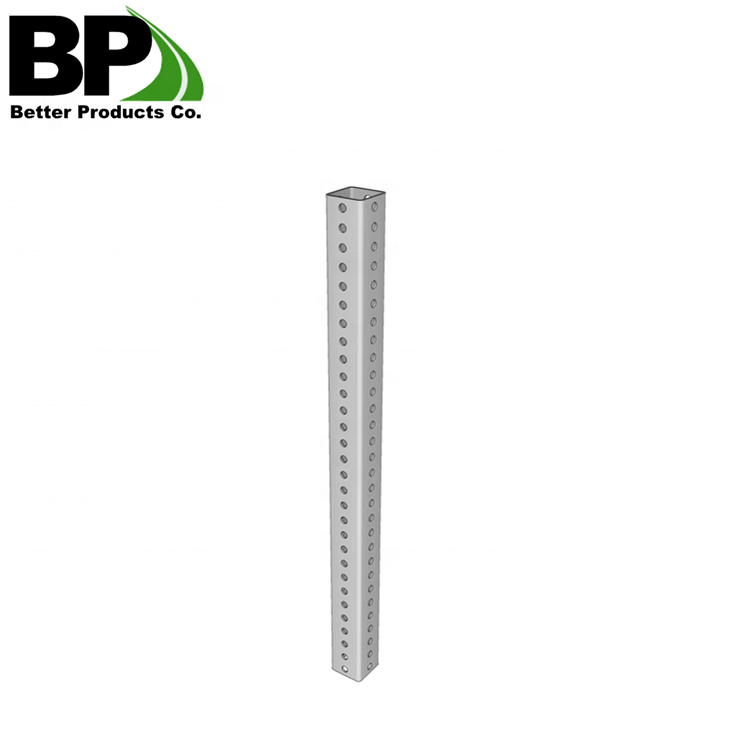 Full Perforations Powder Coated Square Posts High Tensile