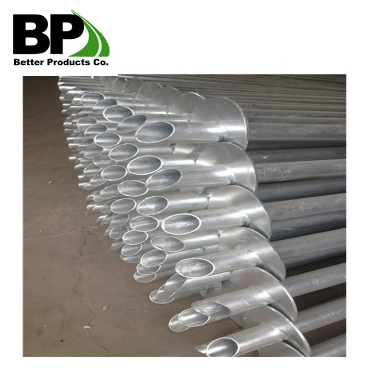 Custom & Specialty Hot Galvanized Helical Screw Pile Footing