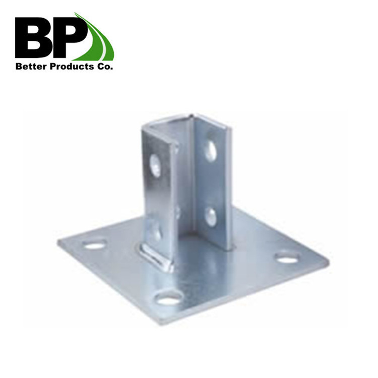 Portable metal steel square tube bases