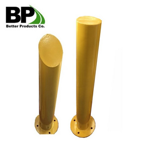 Hot Sales Traffic warning corner bollards Top cutting steel bollard for Traffic