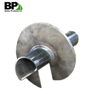 High quality galvanized ground screw round shaft helical piles for light poles for foundation repair