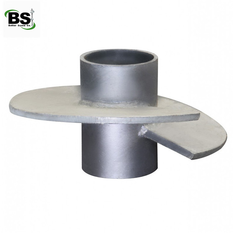 Screw Pier Round Shaped Hot Dipped Zinc Coating