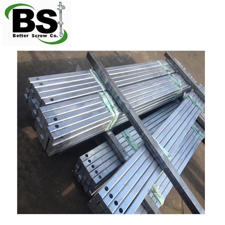 Hot-Dipped Galvanized Steel Square Bar or Tubular Helical Pier Conforming to ASTM A153