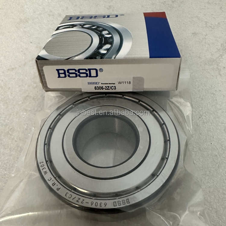 BSSD Ball Bearing China High Quality 6305-ZZ 6306ZZ 6308 6215-2Z 6311-ZZ Motorcycle Bearings 608 608ZZ Deep Groove Ball Bearing