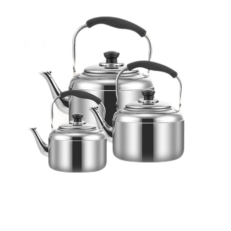 Factory wholesale Stainless steel hotel kettle large-capacity kettle thickened piano sound gift sounding kettle