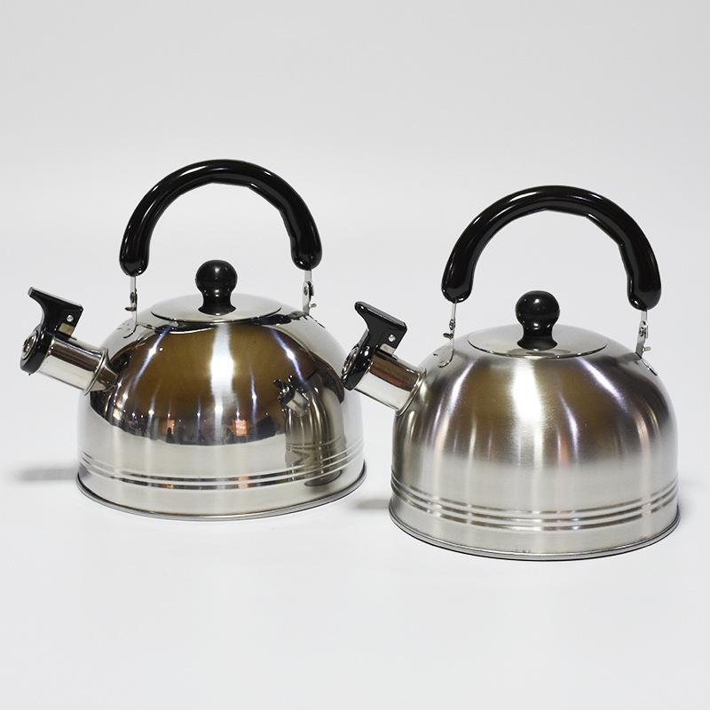 Factory wholesale Stainless steel sounding kettle Hotel thickening kettle Sanding non-magnetic flat bottom kettle