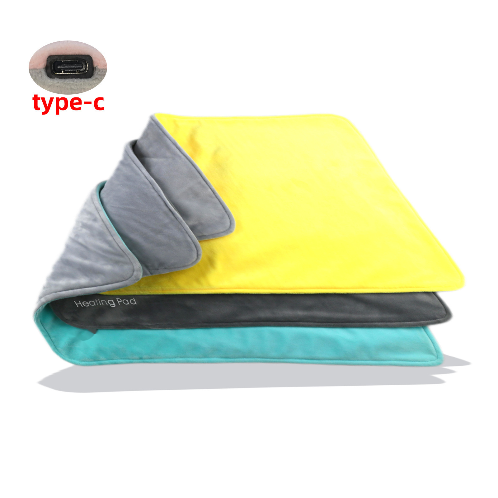 Graphene heating pad for office home USB heating blanket portable electric blanket for students knee and neck warmers