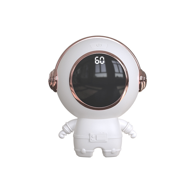 New USB Astronaut Rechargeable Hand Warmer Rechargeable Hot Water Bottle Astronaut Digital Display Temperature Control Warm Baby