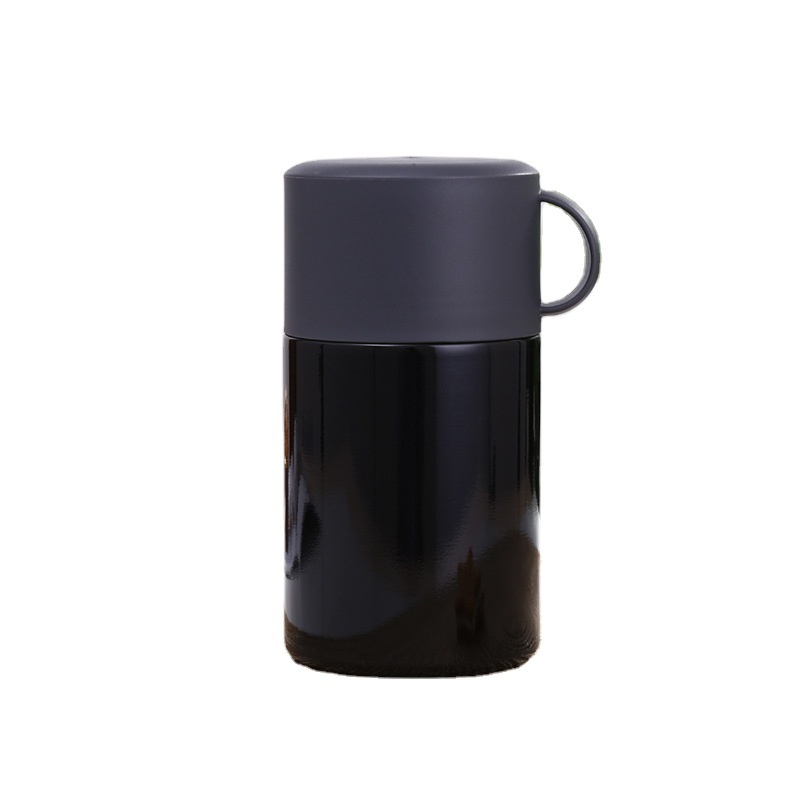 Stainless steel insulated cup small portable stewing beaker vacuum stewing pot insulated lunch box Customization