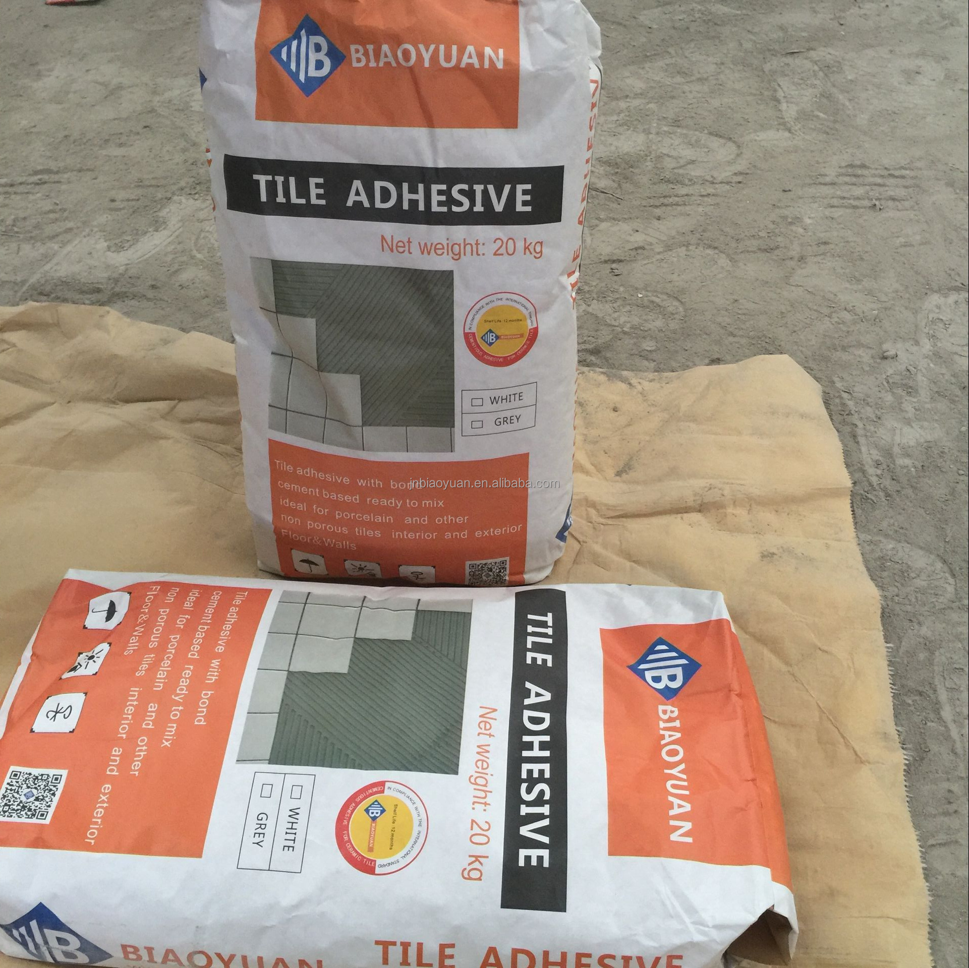 Big Tiles C2TES1 tile adhesive Cement-Based High-Performance Flexible Tile Adhesive Mortar