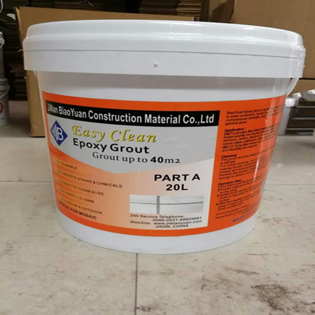 Two-part anti-acid epoxy mortar Epoxy Tile Grout Black