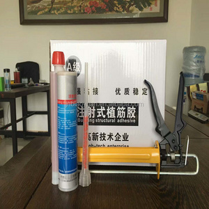 Cartridge epoxy-based injectable cartridge epoxy anchoring glue for steel bar