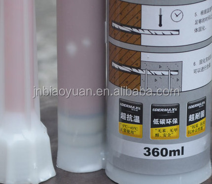 Green building construction anchoring glue for Concrete Construction