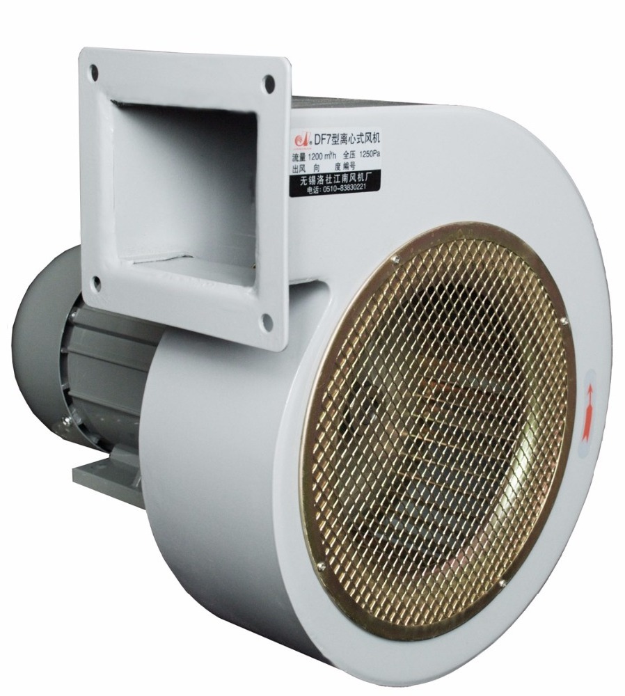 Snail small size large  flow low noise induced draft centrifugal industrial dust collector fan blower