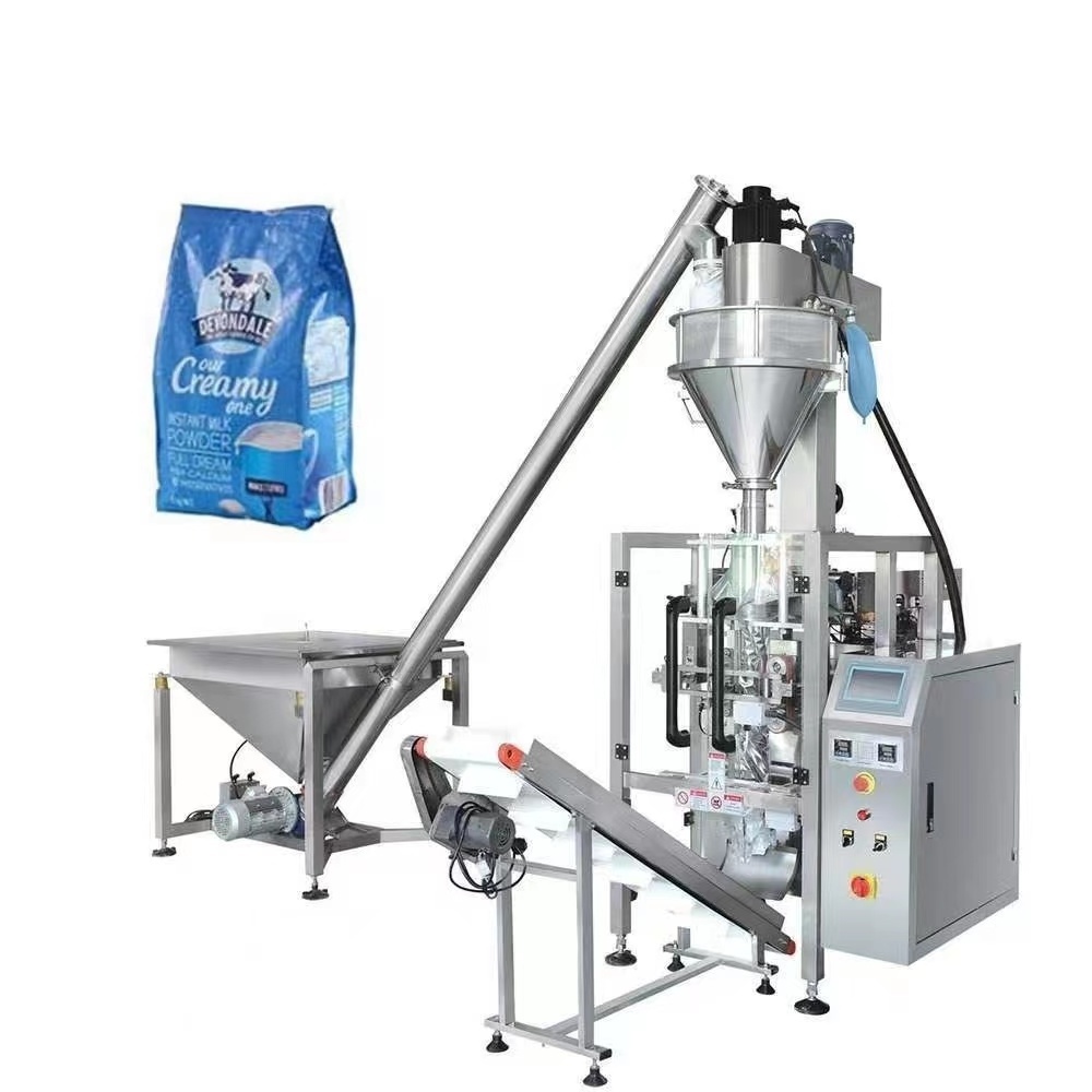 CE Certification Customized 304SS 420 mm Width Film Automatic Backing Sealing Auger Powder Packing Sealing Machine