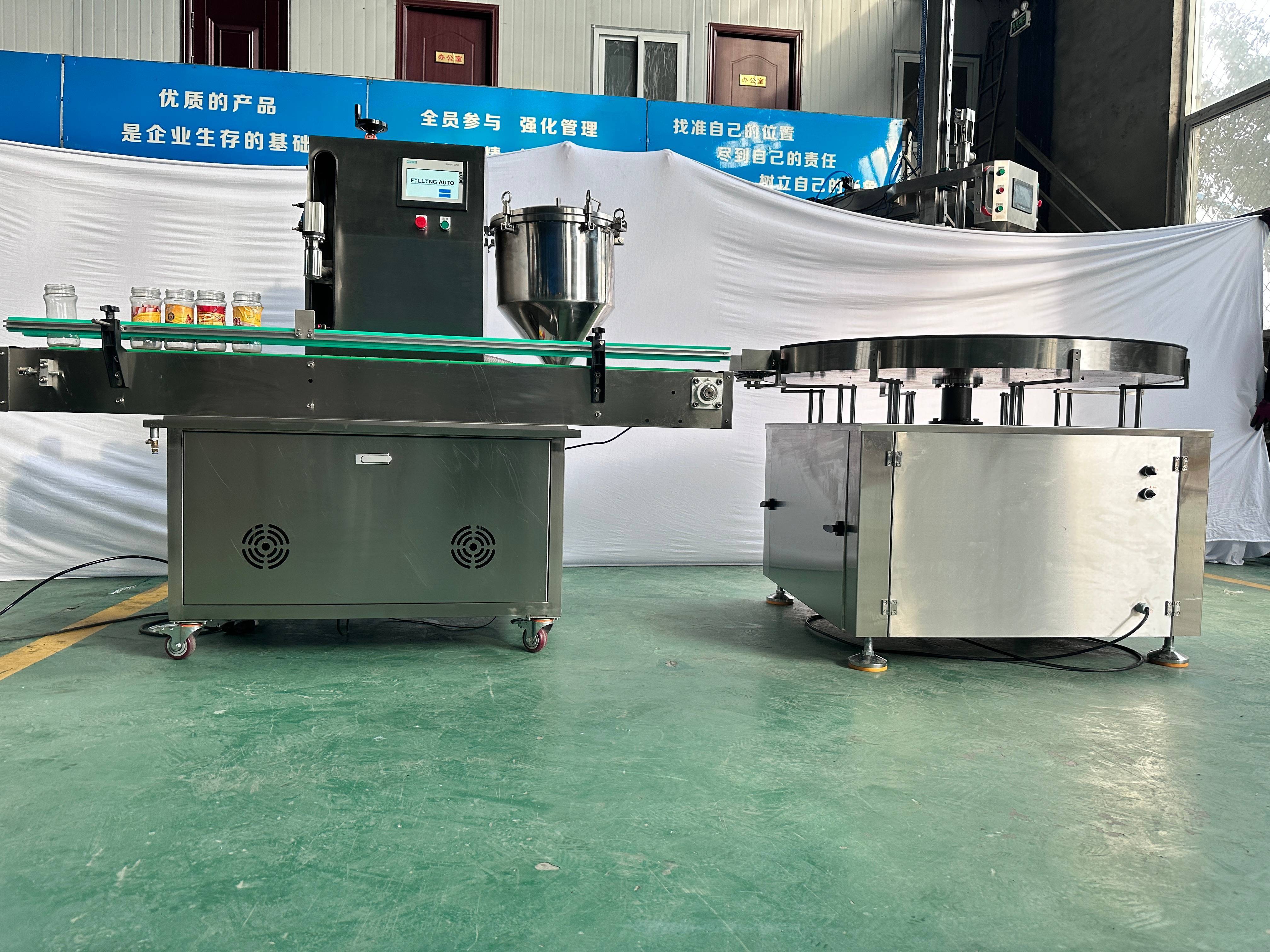 Automatic Desktop Single Diving Head Rotor Pump Servo Motor Food Jam cosmetic Cream Paste Filling Machine