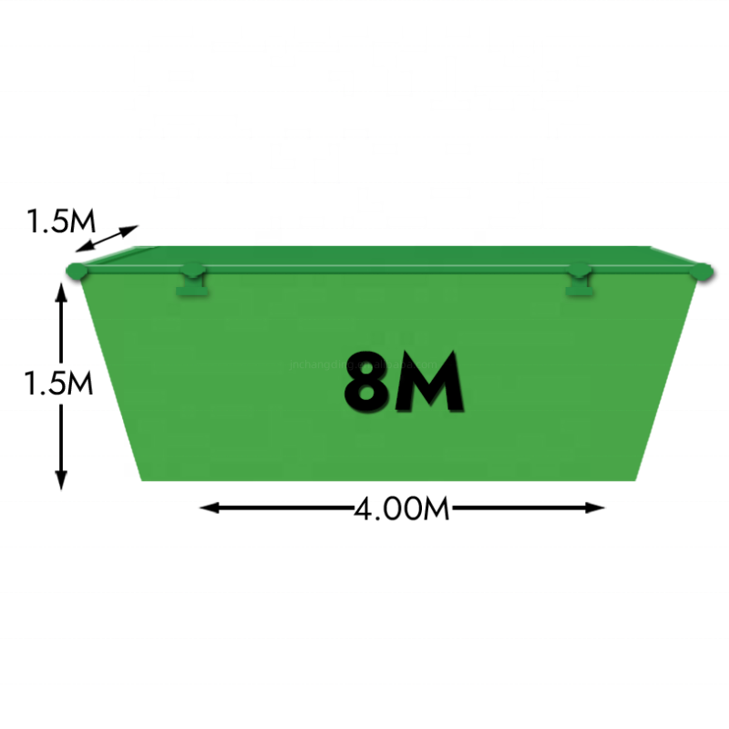 Stainless Steel Recycle Skip Bin Metal Waste Bin Skip Bin Loader Truck Manufacturer