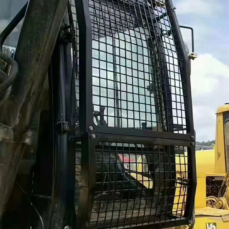 Excavator Front glass windshield top bottom guard excavator cab guard