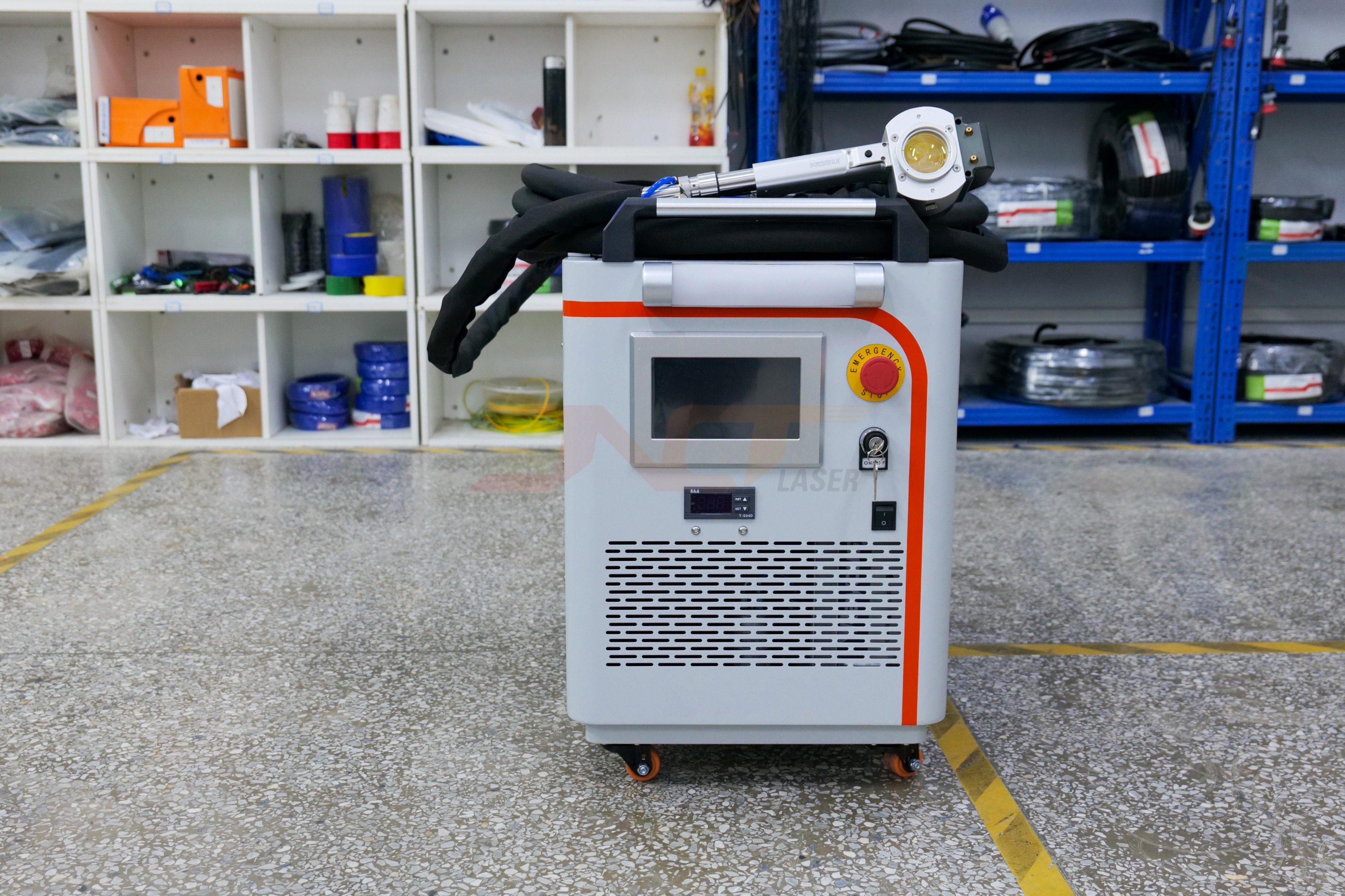 pulse laser cleaning machine 300w for paint oil paint on stone and concrete removal laser rust removal machine flat top beam