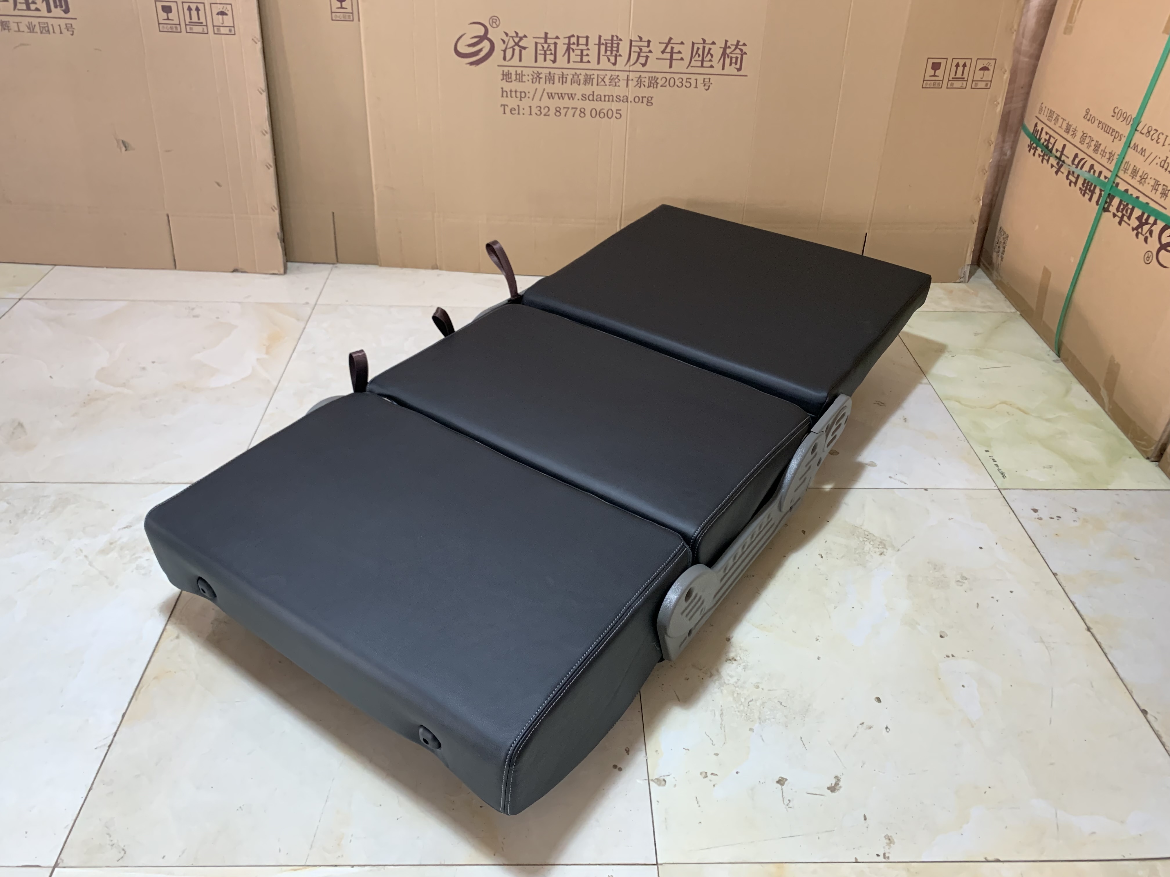 Customized Multi Functional Rock And Roll Bed Flipped Converted Adjustable Double People RV Seat